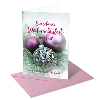 Una bonita fiesta de 3 bolas de Navidad.
