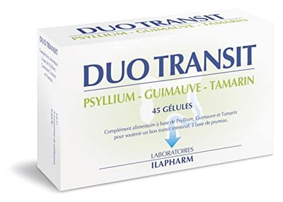 Laboratoires Ilapharm - DUO TRANSIT- Transit difficile - Digestion - Boîte de 45 comprimés