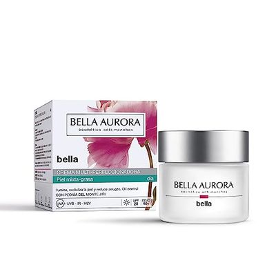 Bella Aurora, Bella, Crème de jour multi-perfectrice, Crème de nuit restructurante, Hydratant 40+ ans (50ml)