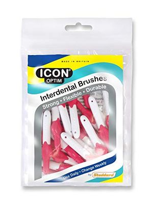 Stoddard Icon Brossettes Interdentaires Standard Rose - Lot de 25