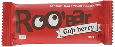 Roobar Barretta Cruda Bio Goji, 30 g