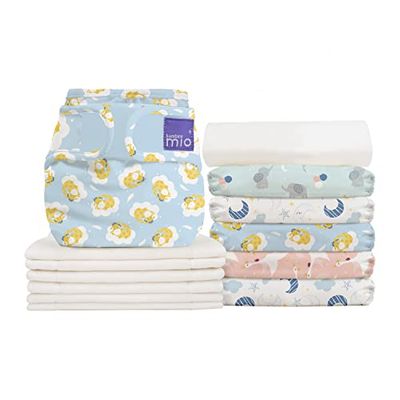 Bambino Mio, Mioduo Lot de couches en tissu Motif pays des rêves Taille 2 (9 kg +)