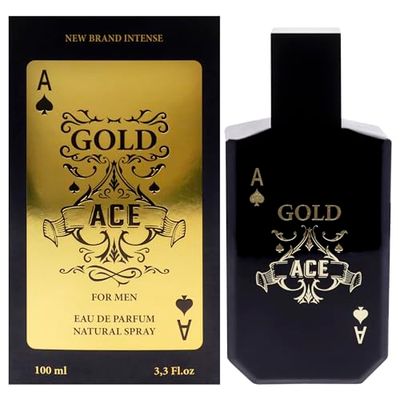 New Brand Intense Gold Ace For Men 3.3 oz EDT Spray