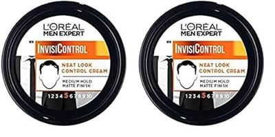 L’Oreal Men Expert Hair Styling Cream Expert InvisiControl Neat Look Control Cream (Pack of 2)