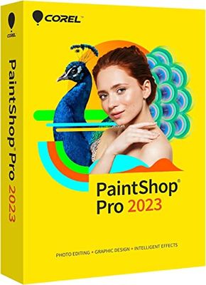 Corel PaintShop Pro 2023 | Photo Editing & Graphic Design Software | AI Powered Features | Standard | 1 Dispositivo | 1 Usuario | PC | Código [Mensajería]