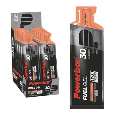 Logitech Powerbar - Black Line - Fuel 30 Gel - Pomelo - 12 x 50 ml