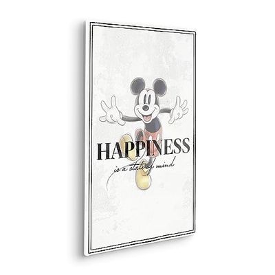 Disney - Cuadro en lienzo para habitación infantil (40 x 60 cm), diseño de Mickey Be Kind (100 unidades)