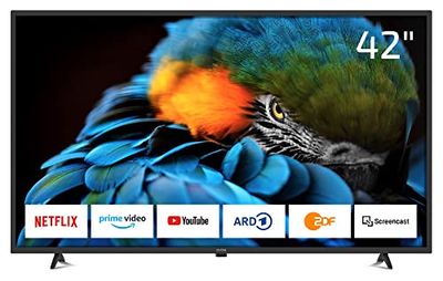 DYON Smart 42 XT 105 cm (42 inch) televisie (Full-HD Smart TV, HD Triple Tuner (DVB-C/-S2/-T2), Prime Video, Netflix & HbbTV)