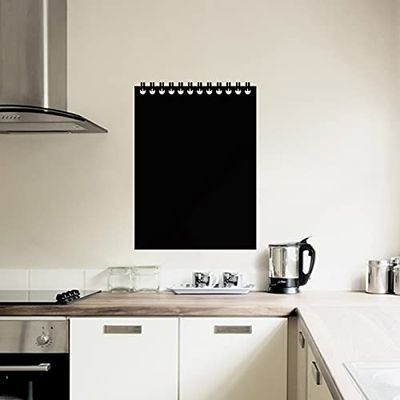 Ambiance - Adhesivo decorativo para pizarra (115 x 85 cm), color negro