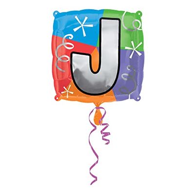 Anagram International Lettre J Quad Pack Ballon 45,7 cm