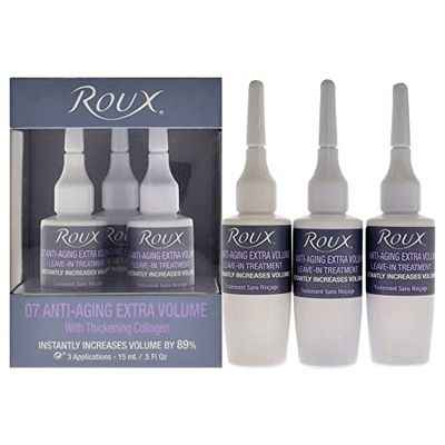 Roux Anti-Aging Extra Volume Treatment - 07 For Unisex 3 x 0.5 oz Treatment
