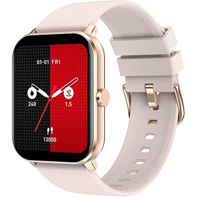 SMARTY 2.0 SW034D Smartwatch van siliconen, hartslagalarm, bluetooth-oproepen, chronograaf, zaklampeffect