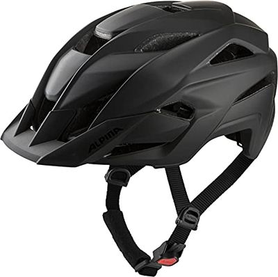 ALPINA KAMLOOP, black matt, 60-64 cm, veelzijdige all-mountain- en trail-helm voor optimale bescherming en comfort voor volwassenen