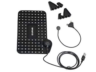 EUFAB 16476 Support de Smartphone antidérapant avec câble de Charge USB