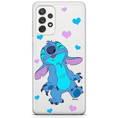 ERT GROUP mobile phone case for Samsung A73 5G original and officially Licensed Disney pattern Stitch 014 optimally adapted to the shape of the mobile phone, partially transparent