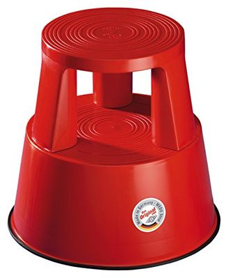 Wedo Kickstool, Red, 43 cm Diameter of top Side: 29 cm, of Bottom Side: 44 cm