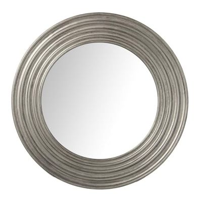 Alexandra House Living Wandspiegel, zilverkleurig, kunststof, 5 x 53 x 54 cm, rond