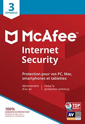McAfee Internet Security 2019|Plus|3 Devices|1 Year|PC/Mac/Android|Download