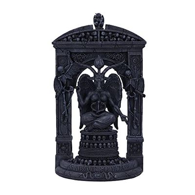 Nemesis Now Ozdoba świątyni Bafometa, szara, 28 cm