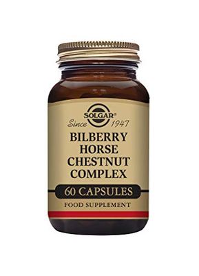 Solgar Bilberry Horse Chestnut Complex Vegetable Capsules - Pack of 60