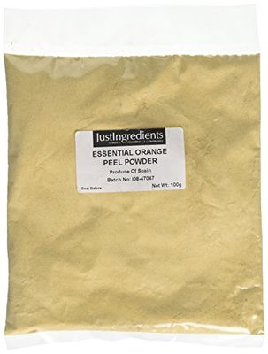 JustIngredients Essentials Orange Peel Powder 100 g, Pack of 4