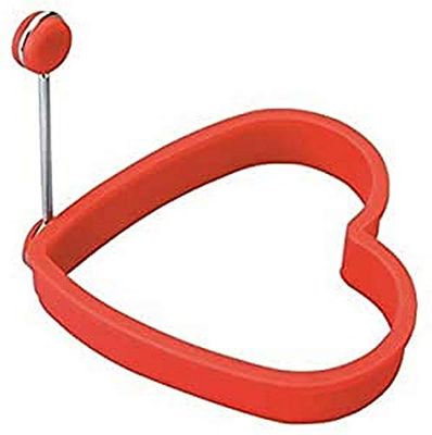 Lacor - 68082 - Molde ovo coração silicone - vermelho