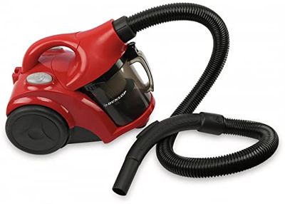 Dunlop Aspirateur sans Sac Cyclonique - 700W - Bac de Récupération de 2L - Rouge/Noir
