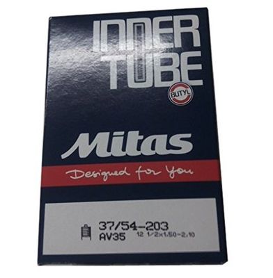 DG Inner Tube AV35 - Boxed, 12.5” x 1.75/2.25 47/54-203, Black