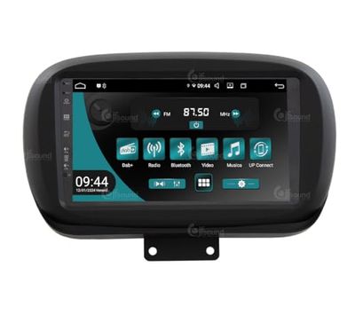 JF Sound - Autoradio UP per Fiat 500X - Display HD 9" - CarPlay e Android Auto via cavo - Bluetooth - Radio DAB+ - Prodotto in Italia