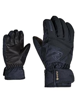 Ziener Leif GTX Glove Junior Guantes de esquí, Juventud Unisex, Negro, 7