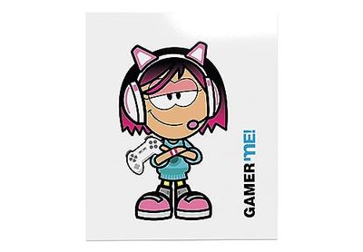 CYPBRANDS Mehumanity 4 Anneaux Gamer, classeur Mixte Enfant, Blanc, Taille Unique