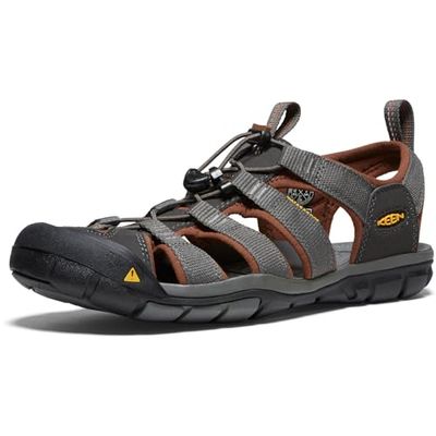 KEEN Clearwater CNX Sandálias para homem, Castanho Raven Tortoise Shell, 44 EU