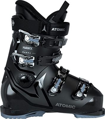 Atomic Hawx Magna 85 W Chaussures De Ski, Pointure 42-43, Femme, Noir/Denim/Argenté, Coupe De 102 mm De Large, Construction Stable Prolite, Memory Fit Pour Un Ajustement Précis