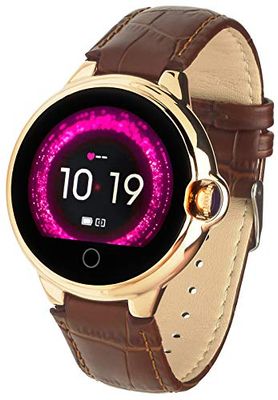 Garett vrouwen Karen leren smartwatch, bruin