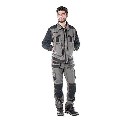 Leber&Hollman LH-Rg-T_Sbp62 Ranger Pantalon de protection en acier Bleu/noir/orange 62