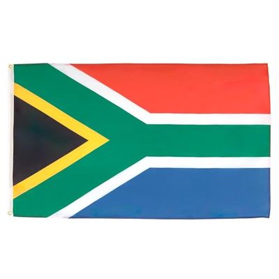 AZ FLAG - Drapeau Afrique du Sud - 150x90 cm - Drapeau Sud Africain 100% Polyester Avec Oeillets Métalliques Intégrés - Pavillon 110 g
