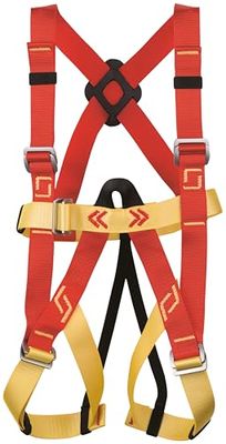 CAMP Unisex Bambino klättringssele, röd/gul, en storlek