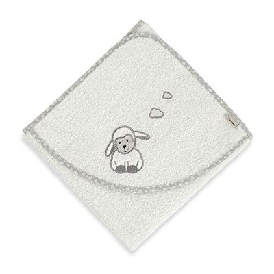 Sterntaler Toalla de baño de la oveja Stanley, Edad: A partir de 0 meses, 80 x 80 cm, Beige