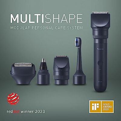 Panasonic ER-CSF1 MULTISHAPE, 3-Blade Wet & Dry Electric Shaver for Men, with rechargeable Li-ion battery handle,Modular Personal Care System