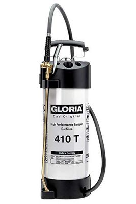 GLORIA 410 T Profiline 000412.000 - Pulverizador de alto desempenho, 6 bar, 10 l, aço, resistente a óleo