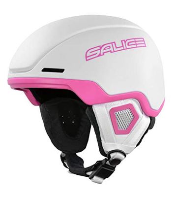 Salice EAGLEXS Casco Sci con ROTORE TG. 52-56 Bianco-Fucsia Unisex Adulto