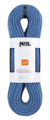 Petzl Contact 9,8 mm touw, unisex, blauw, 60 m