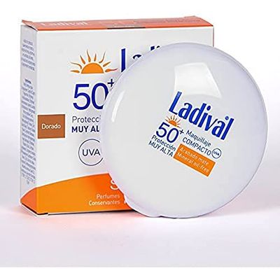 LADIVAL MAQUILLAJE COMPACTO DORADO SPF 50