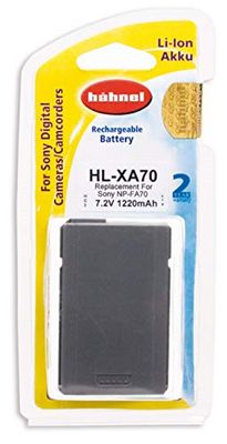 Hahnel HL-XA70 Li-Ion batterij voor Sony Type A Series Camcorder Ioni Litio 1220mAh 8.8V oplaadbare batterij
