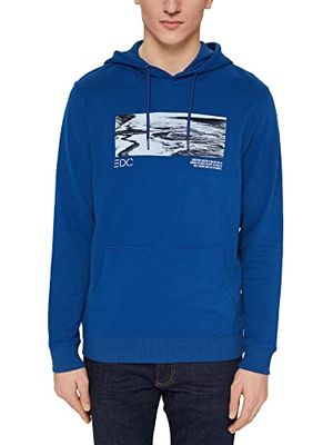 edc by ESPRIT Sweatshirt för män, 410/ljusblå, En Storlek