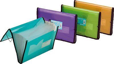 Foldermate 134-DL - Clasificador 12 posiciones, color verde