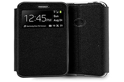 Custodia Cool Flip Cover per Xiaomi Redmi Note 8 / Note 8 (2021) Liso nero