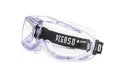 PEGASO 21 - Óculos de proteção gama anti-IMPACT modelo XL lente PC incolor anti-embaciamento