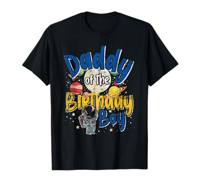 Padre Compleanno Ragazzo Astronauta Bambino Regalo Papa Maglietta