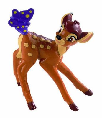 Bullyland 12420 - figurka do zabawy, Walt Disney Bambi, ok. 5,5 cm, starannie ręcznie malowana figurka, bez PCW, wspaniały prezent dla chłopców i dziewczynek do fantazyjnej zabawy